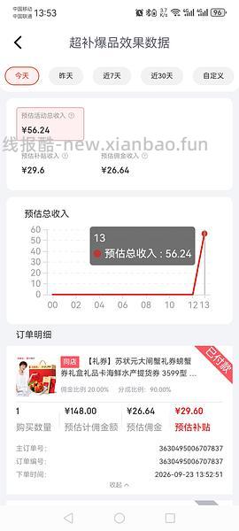 90左右买8只大闸蟹礼券 - 线报酷