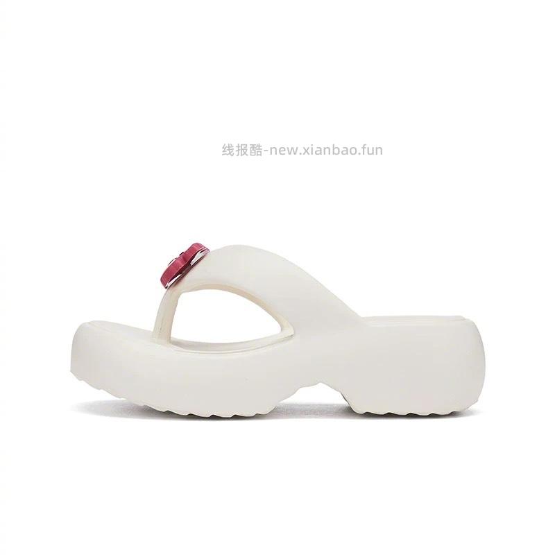 热风小碎花人字拖 29元，热风凉拖洞洞鞋 29元 - 线报酷