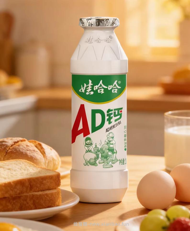 娃哈哈AD钙奶饮料100g*24瓶 21.86元 - 线报酷