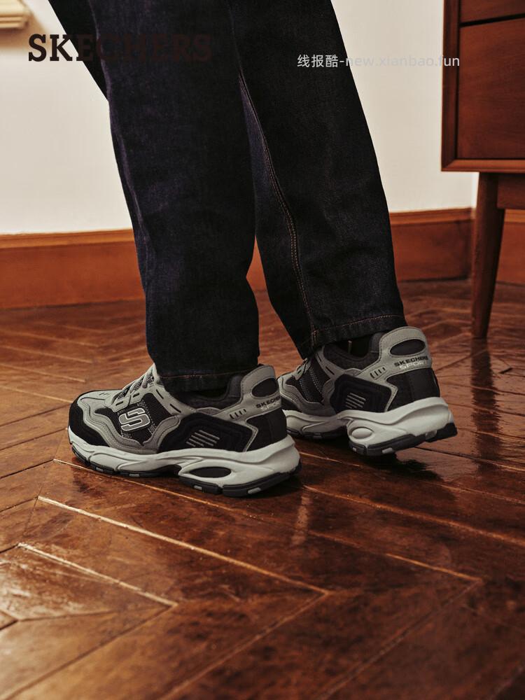 斯凯奇男士厚底老爹鞋 189元 - 线报酷