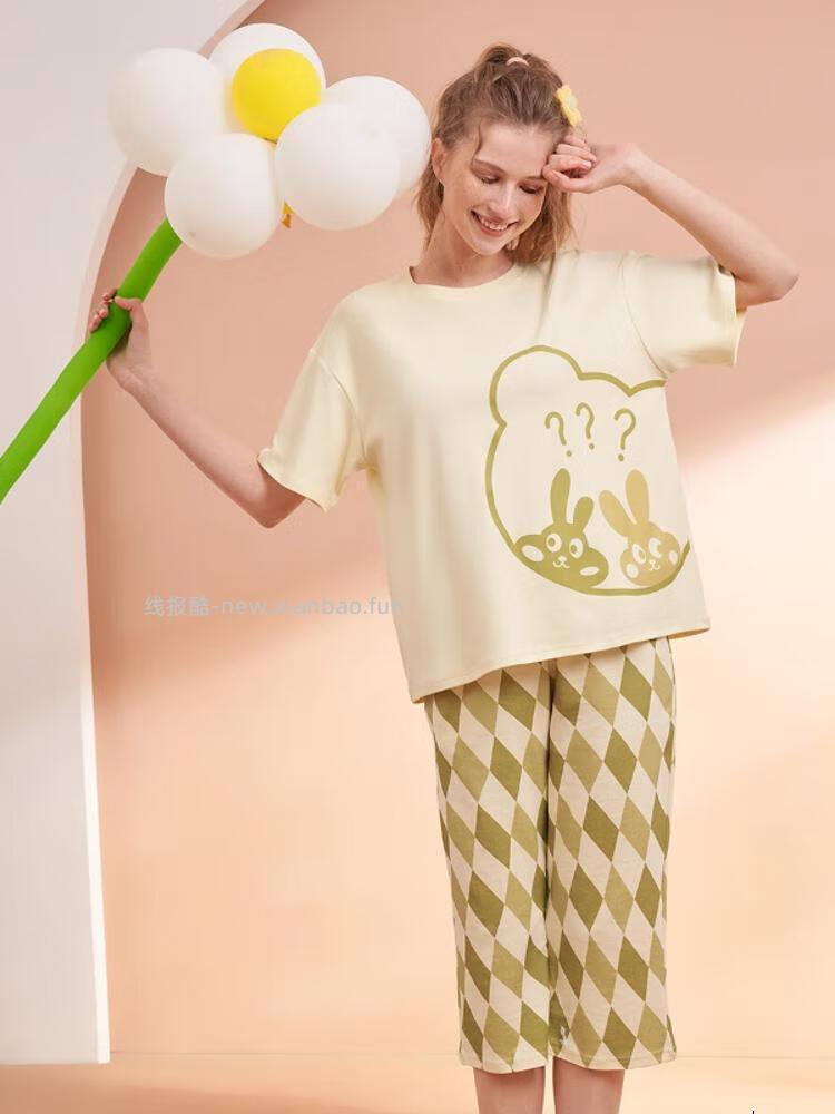 香蜜闺秀睡衣套装任选2套59元，折29.50元/套 - 线报酷