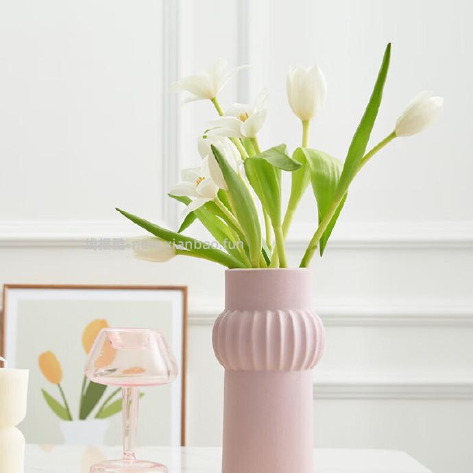 京喜珍珠白郁金香鲜花10枝 9.9元 - 线报酷