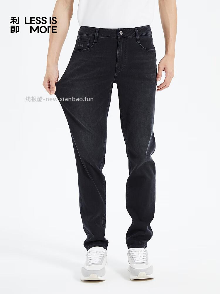 利郎天丝莱赛尔男弹力牛仔裤 105元 - 线报酷