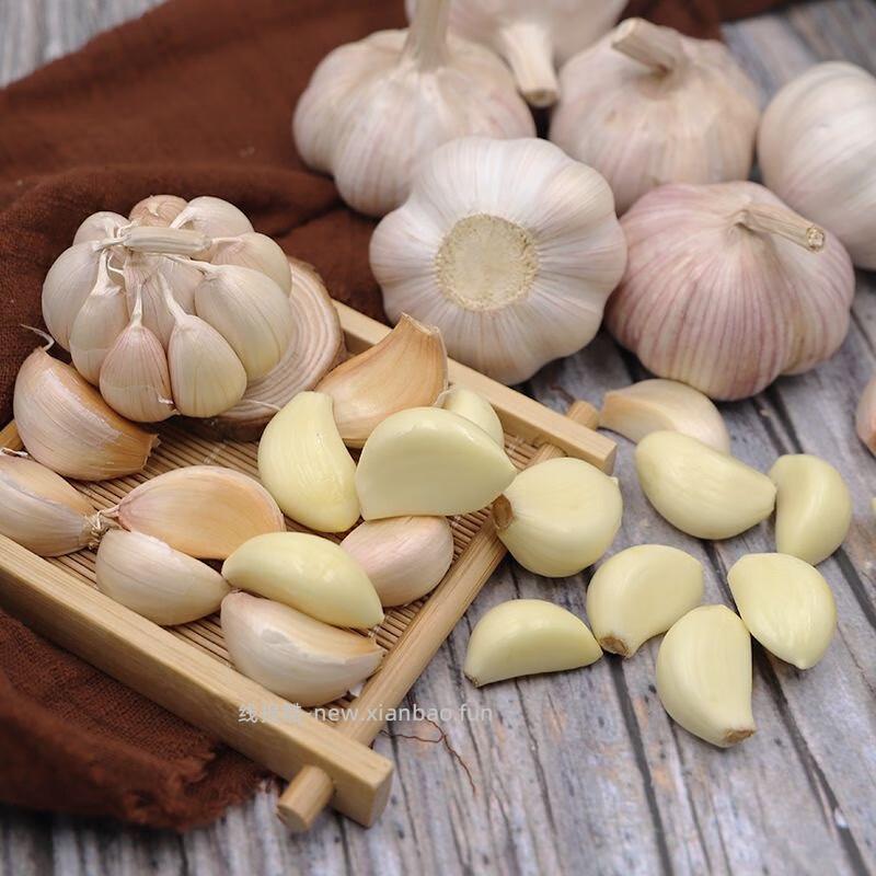 宝菜山东金乡带皮大蒜紫皮蒜头30头 16.9元 - 线报酷