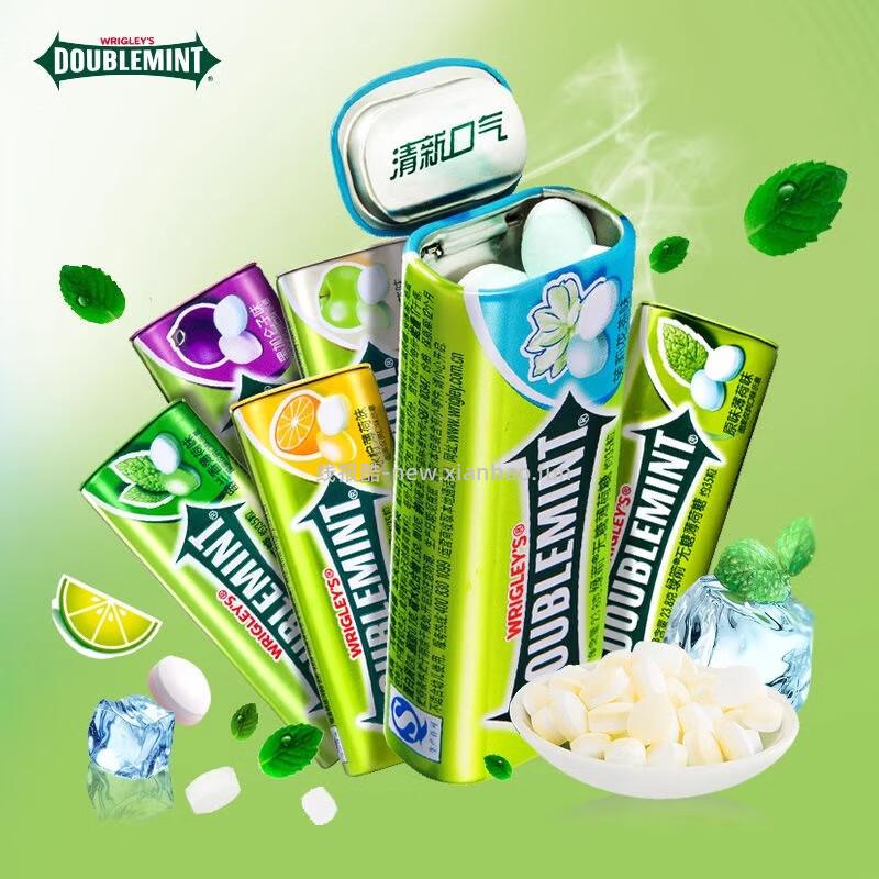 绿箭薄荷味无糖口香糖约40粒*5瓶 29.9元，绿箭铁盒装无糖薄荷糖23.8g*5瓶 28.9元 - 线报酷