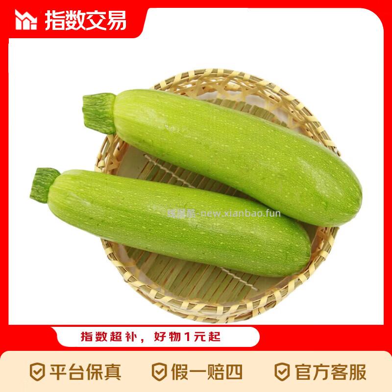 新鲜西葫芦带箱5斤 5.63元 - 线报酷