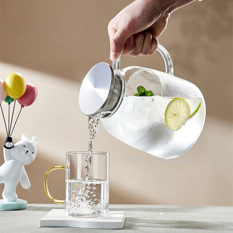 青苹果透明圆趣壶单壶1.8L 14.95元 - 线报酷