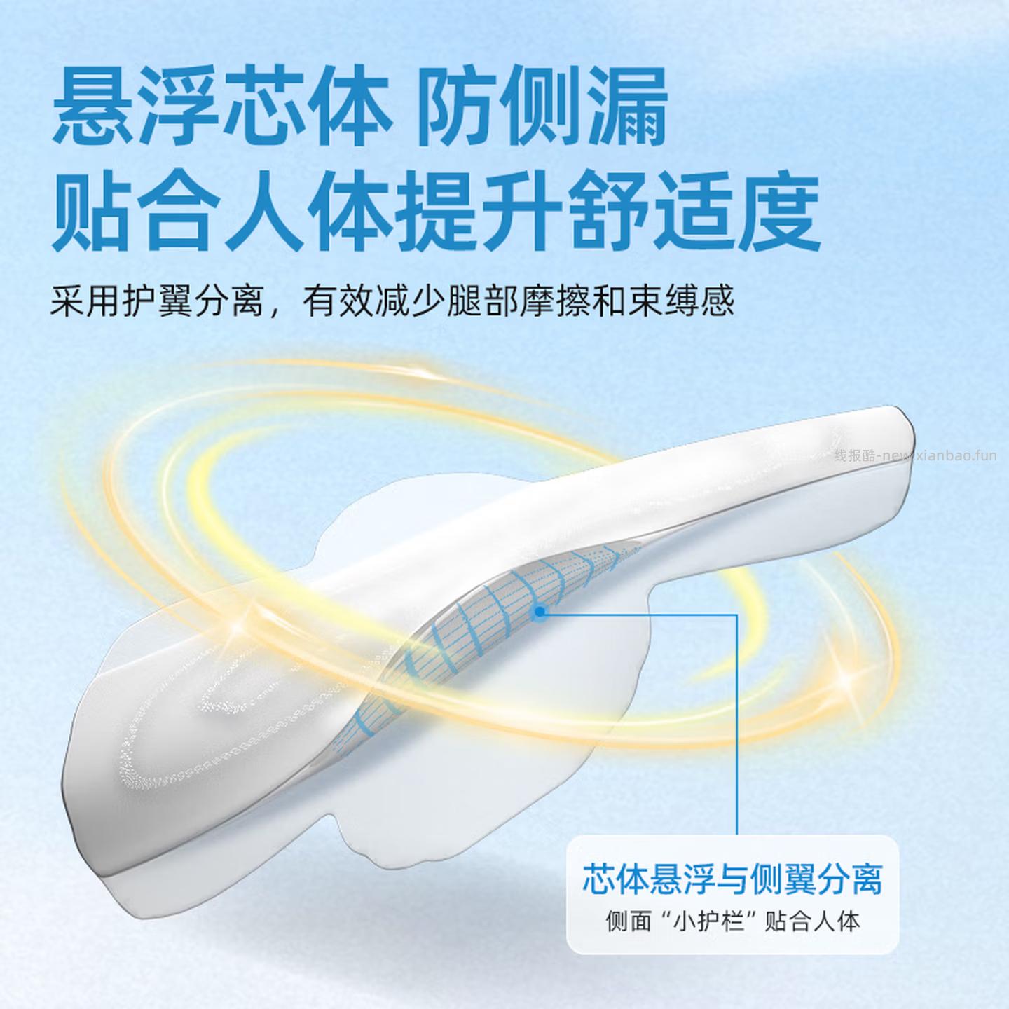千金净雅日用卫生巾240mm*4片*1包 0.99元 - 线报酷