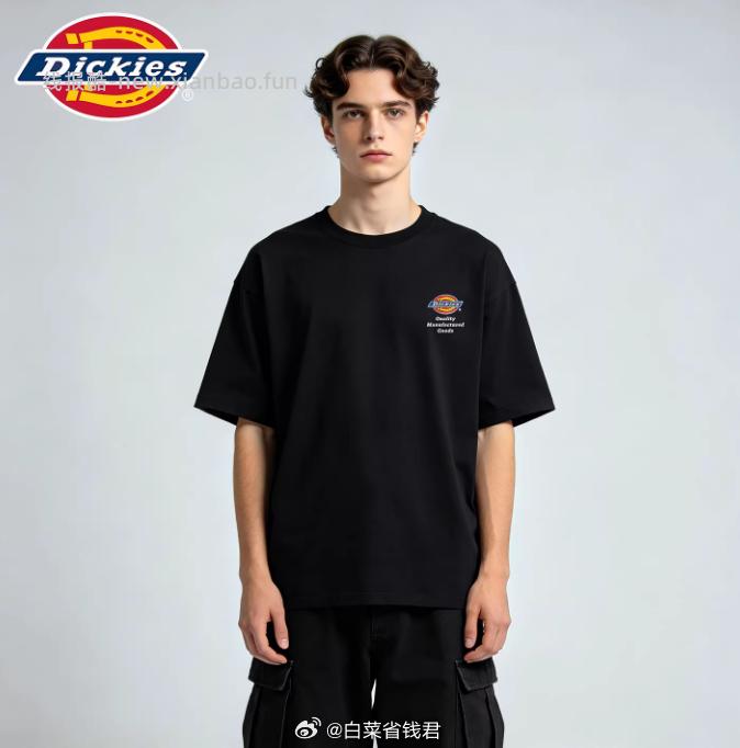 74.6 Dickies 宽松短袖T恤 淘金币可抵扣9.67元✅ - 线报酷