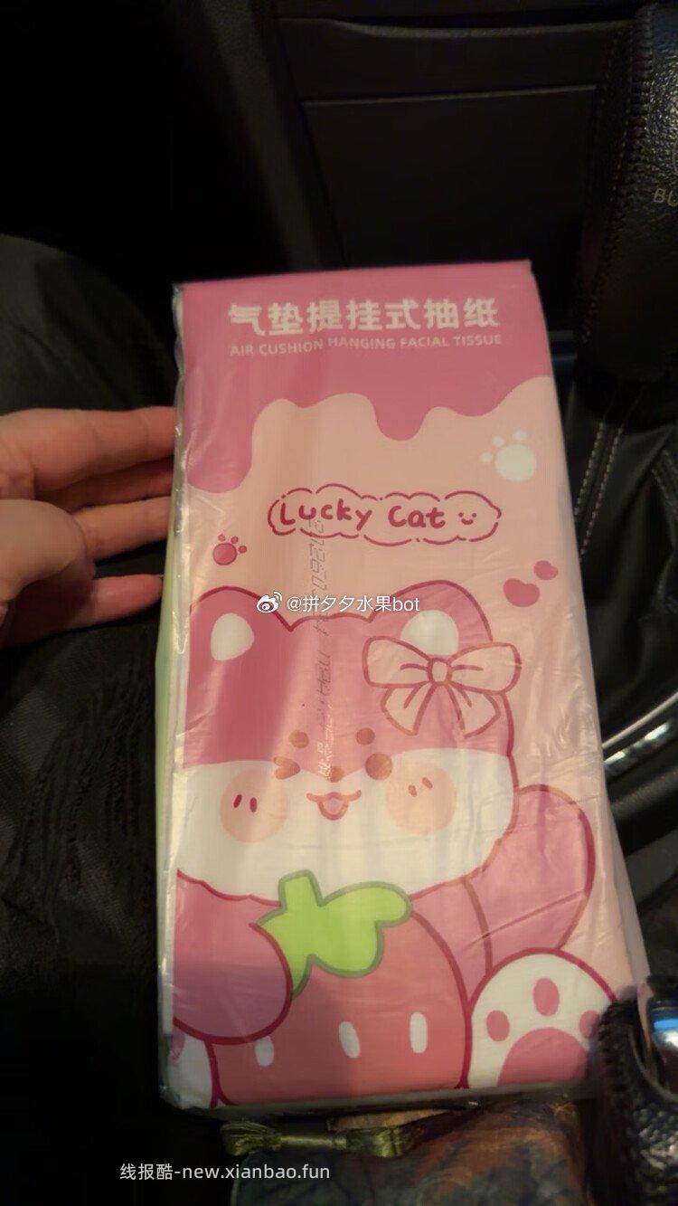 蓝漂悬挂式抽纸4层1000张共4提 6.9元 - 线报酷