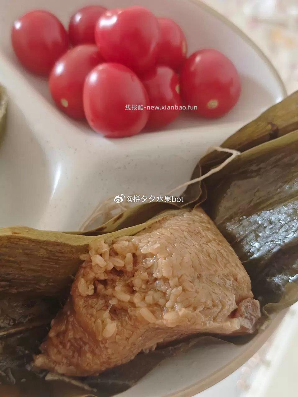 嘉兴红船鲜肉粽子480g共3只 12.9元 - 线报酷