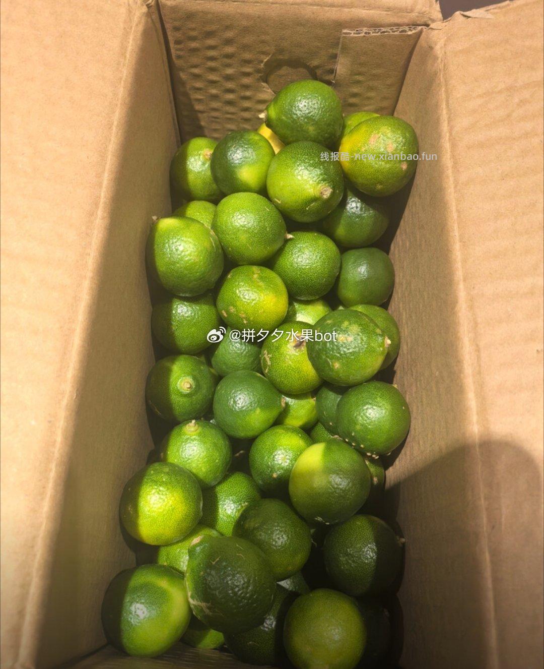 京鲜生 小青柠檬青金桔净重2斤装 9.9元 - 线报酷