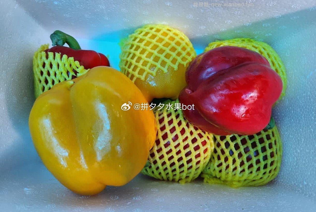 京鲜生双色水果五彩椒净重3斤 16.9元 - 线报酷