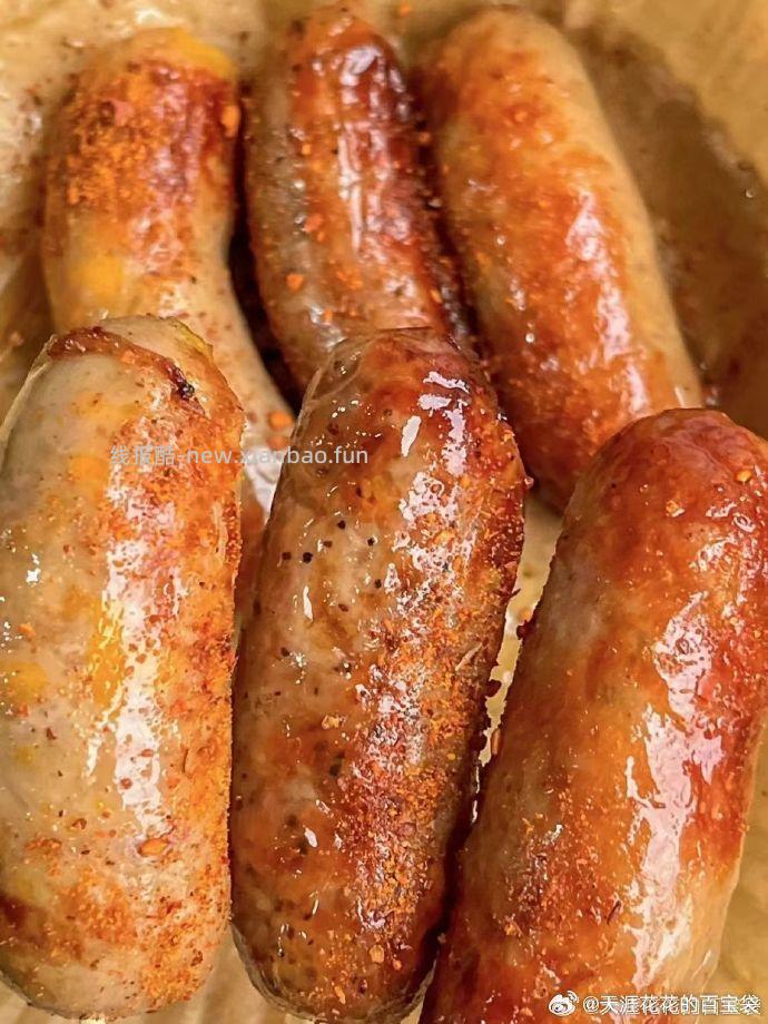 锋味派黑猪肉爆汁烤肠175g*7盒 101元 - 线报酷