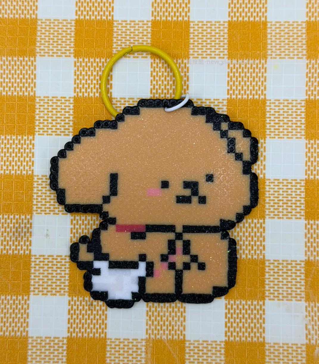 又去玩了39.9的拼豆 对错牌小姐姐没给我烫好 正在店里帮我重拼 - 线报酷