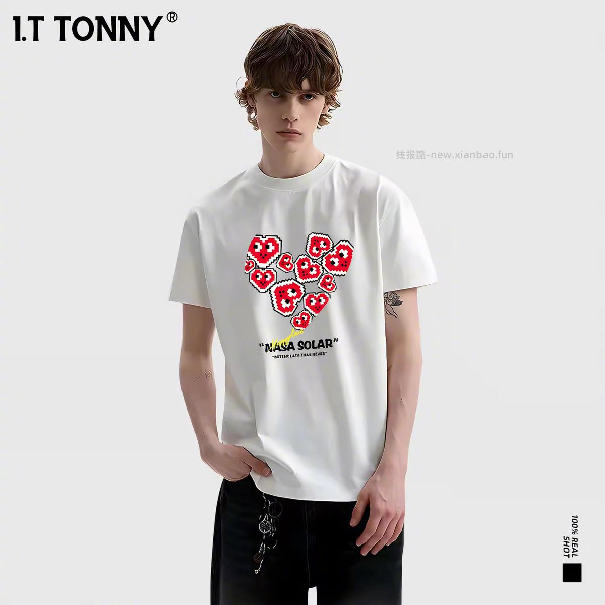 IT 港风印花T恤*3件 59元 - 线报酷