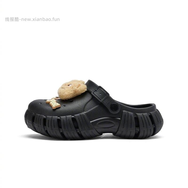 热风小碎花人字拖 29元，热风凉拖洞洞鞋 29元 - 线报酷