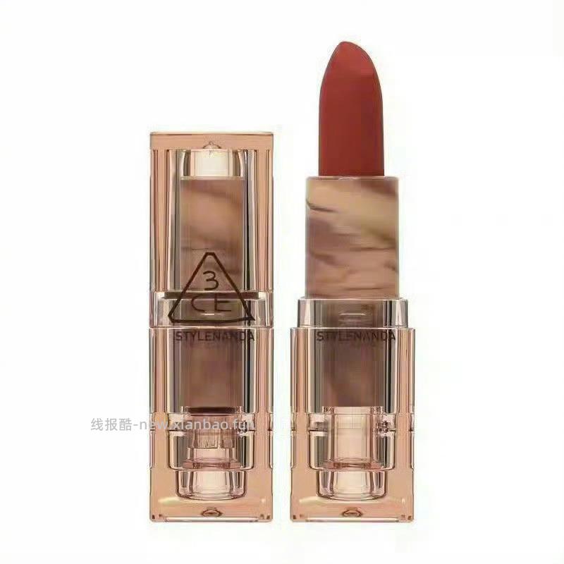 3CE透明哑光丝绒口红*2支 87元 - 线报酷