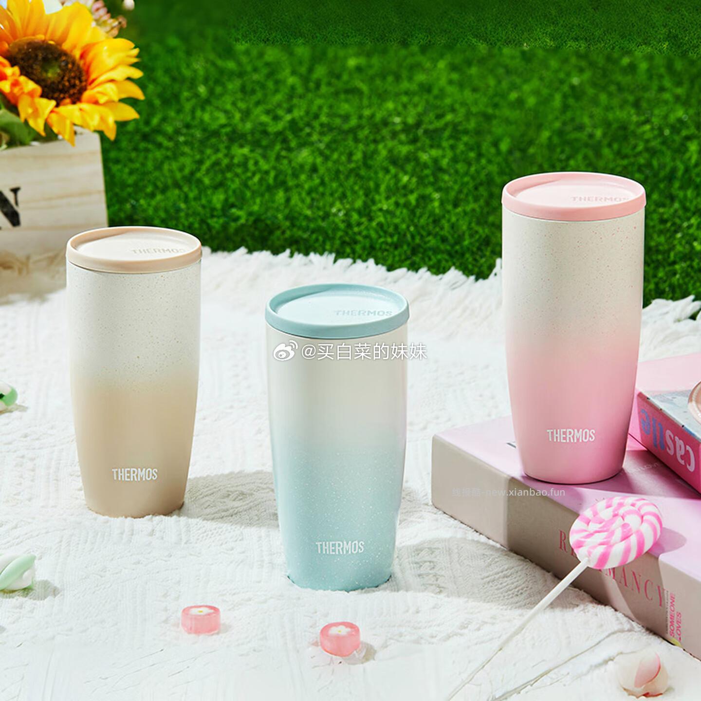 膳魔师（THERMOS）保温杯不锈钢便携咖啡杯400ml 60.5元 - 线报酷