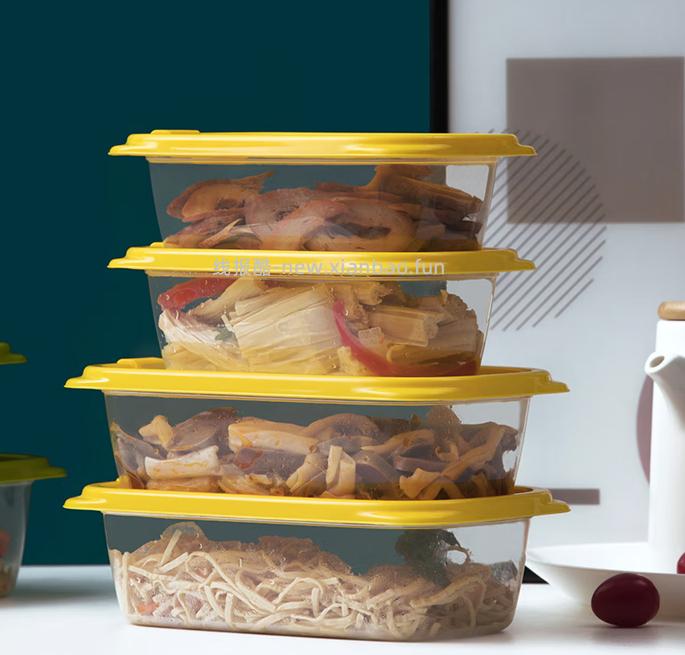 茶花保鲜盒830ml*3+780ml*3共到手6只 13.5元 - 线报酷