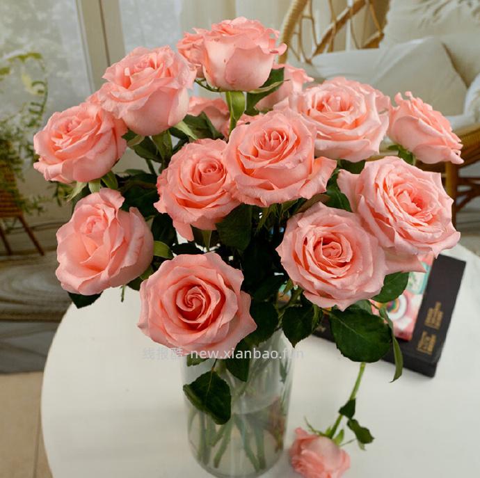 京东鲜花玫瑰花买10枝送10枝 19.9元 - 线报酷