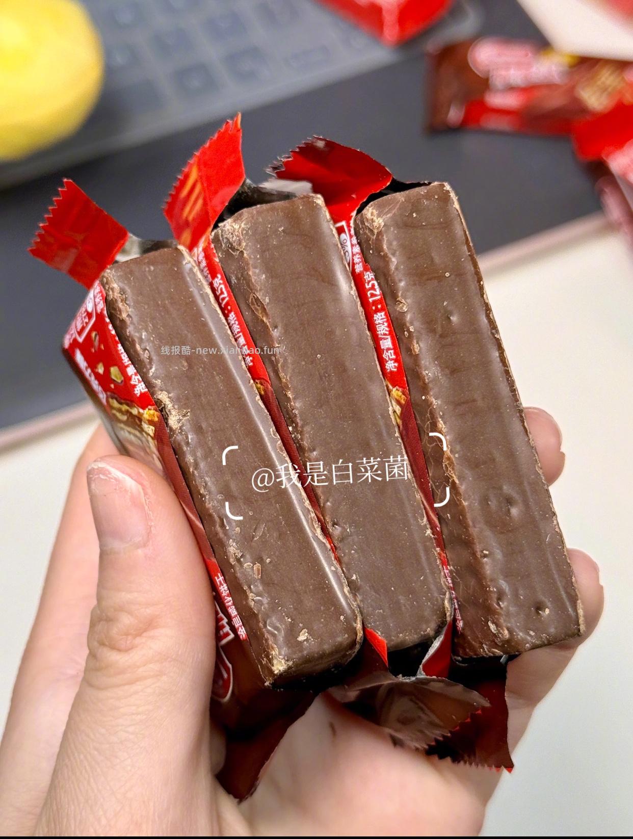 雀巢脆脆鲨24条 9层酥脆 一口下去浓郁的巧克力味道 香甜不腻 放办公室当个下午茶小点心也很赞~ - 线报酷