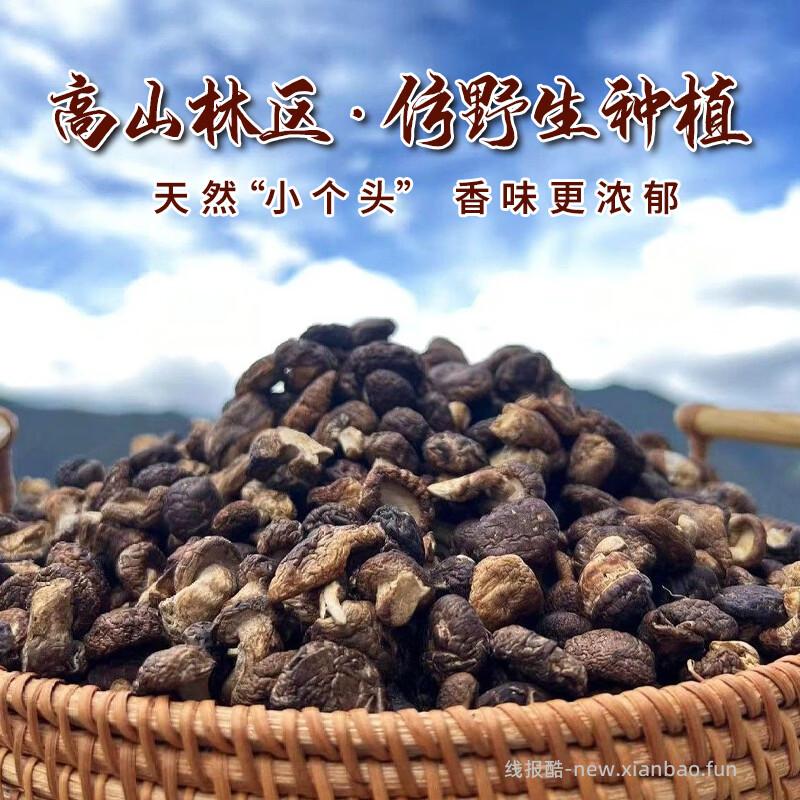 京鲜生云南高山小香菇净重160g 13.9元 - 线报酷