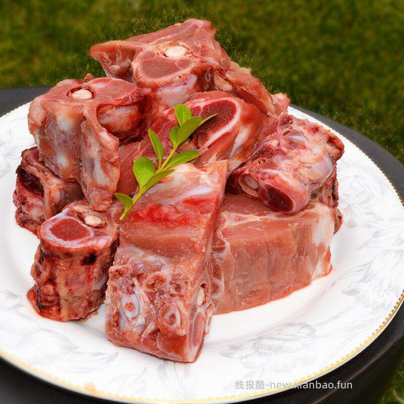 艾克拜尔新鲜牛脊骨带肉5斤 38.90元 - 线报酷