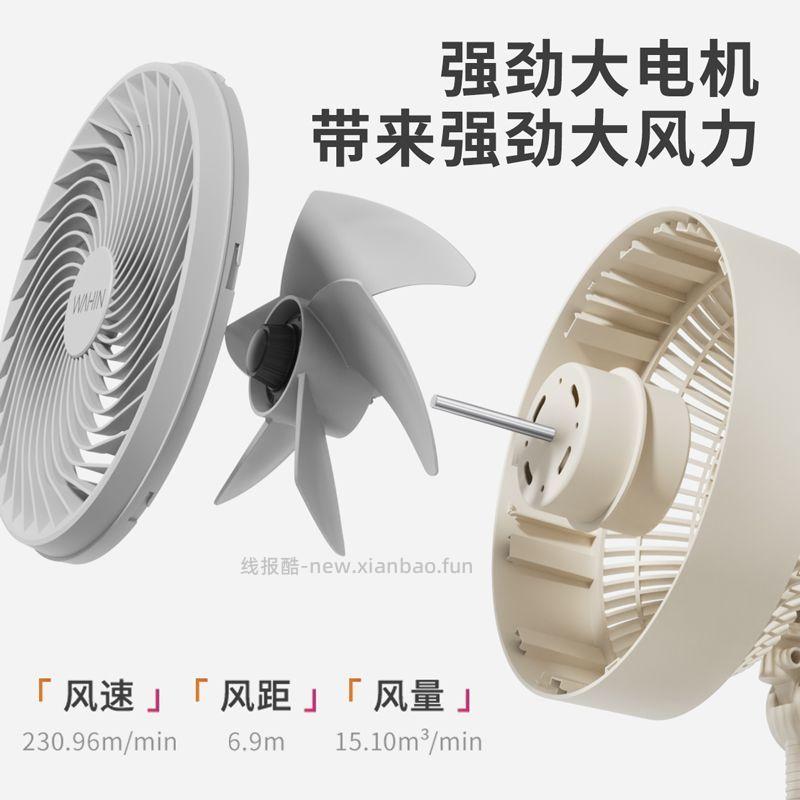 华凌空气循环扇 74.25元 - 线报酷