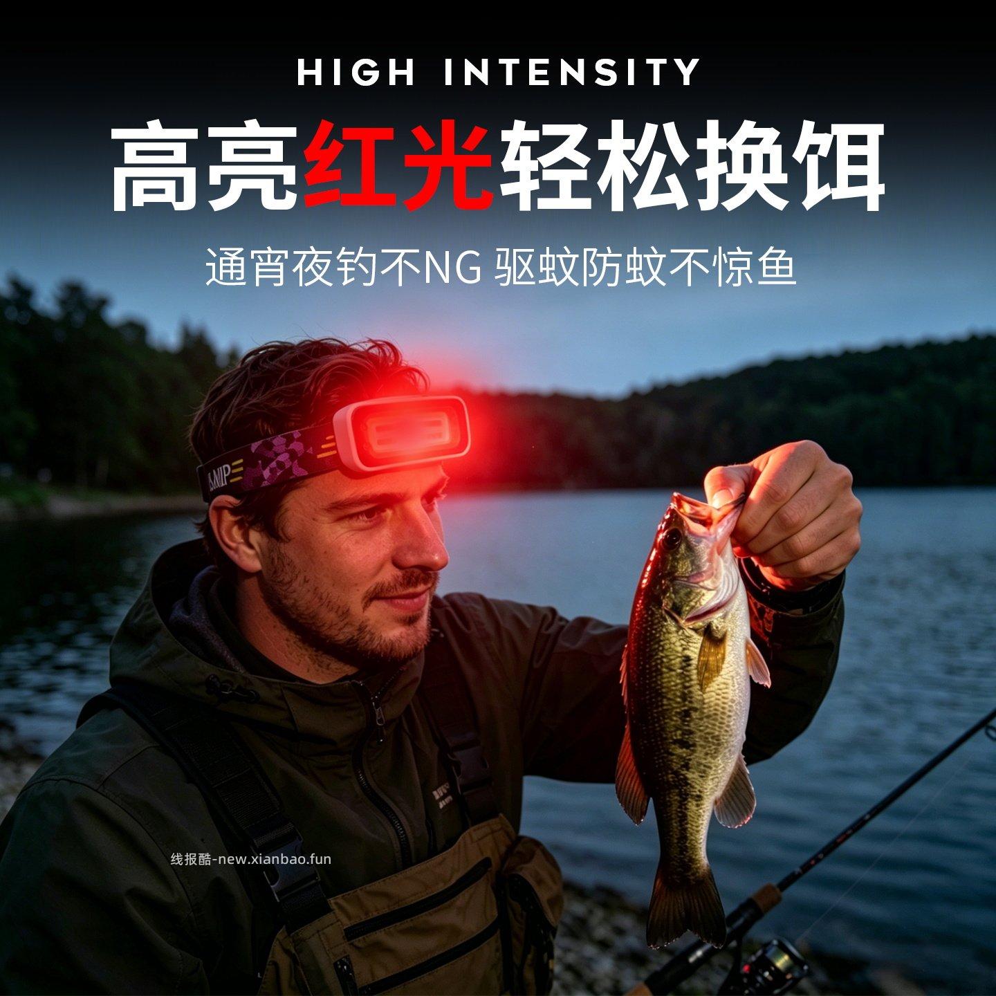 父子兵三光源A3迷你版头灯 9.80元 - 线报酷