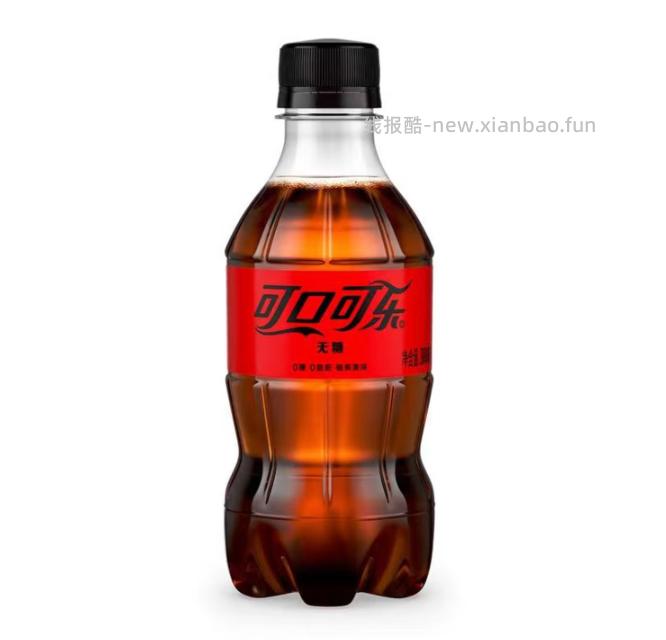可口可乐无糖可乐300ml*6瓶 4.87元 - 线报酷