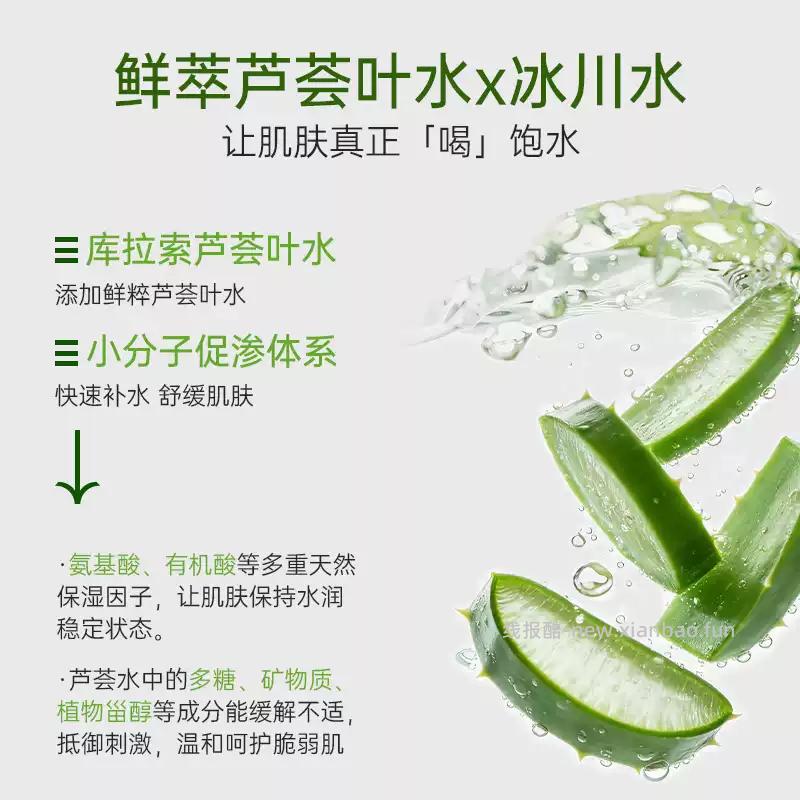 寻荟记芦荟深层高保湿舒缓补水喷雾300ml*2瓶 38.80元 - 线报酷