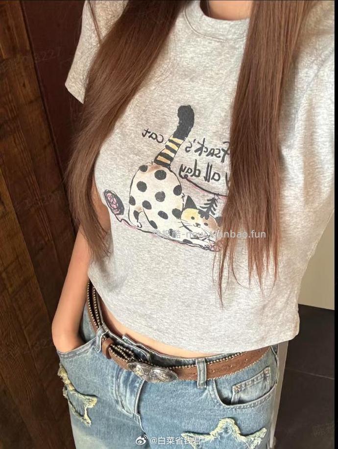 妖精的口袋彩色多巴胺短袖拍2件 129元 - 线报酷