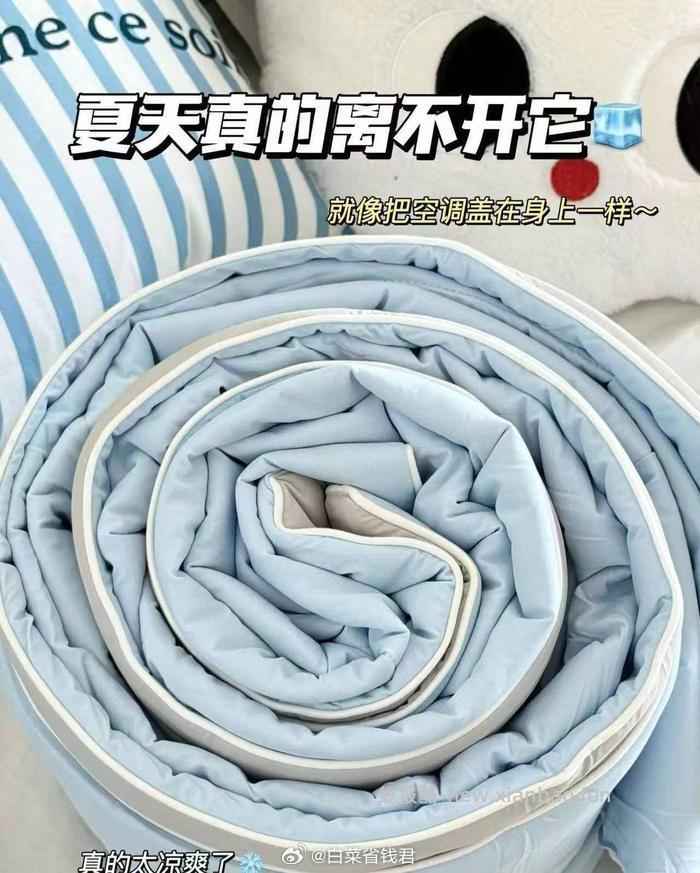 路怡阳凉感冰丝空调被 39.9元 - 线报酷