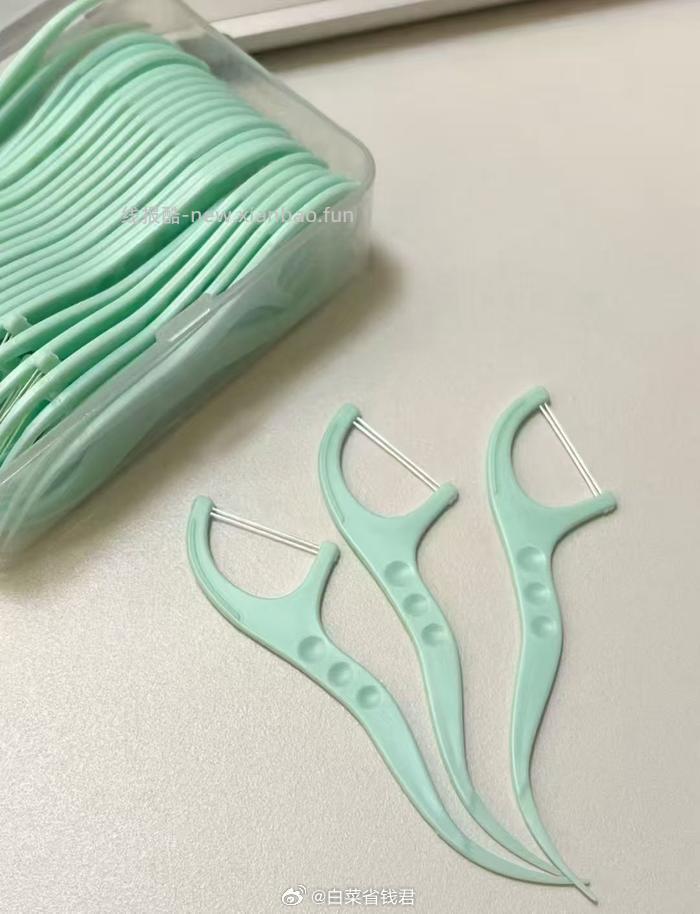 nicedae清洁护理口腔双线牙线200支*2袋 9.6元 - 线报酷