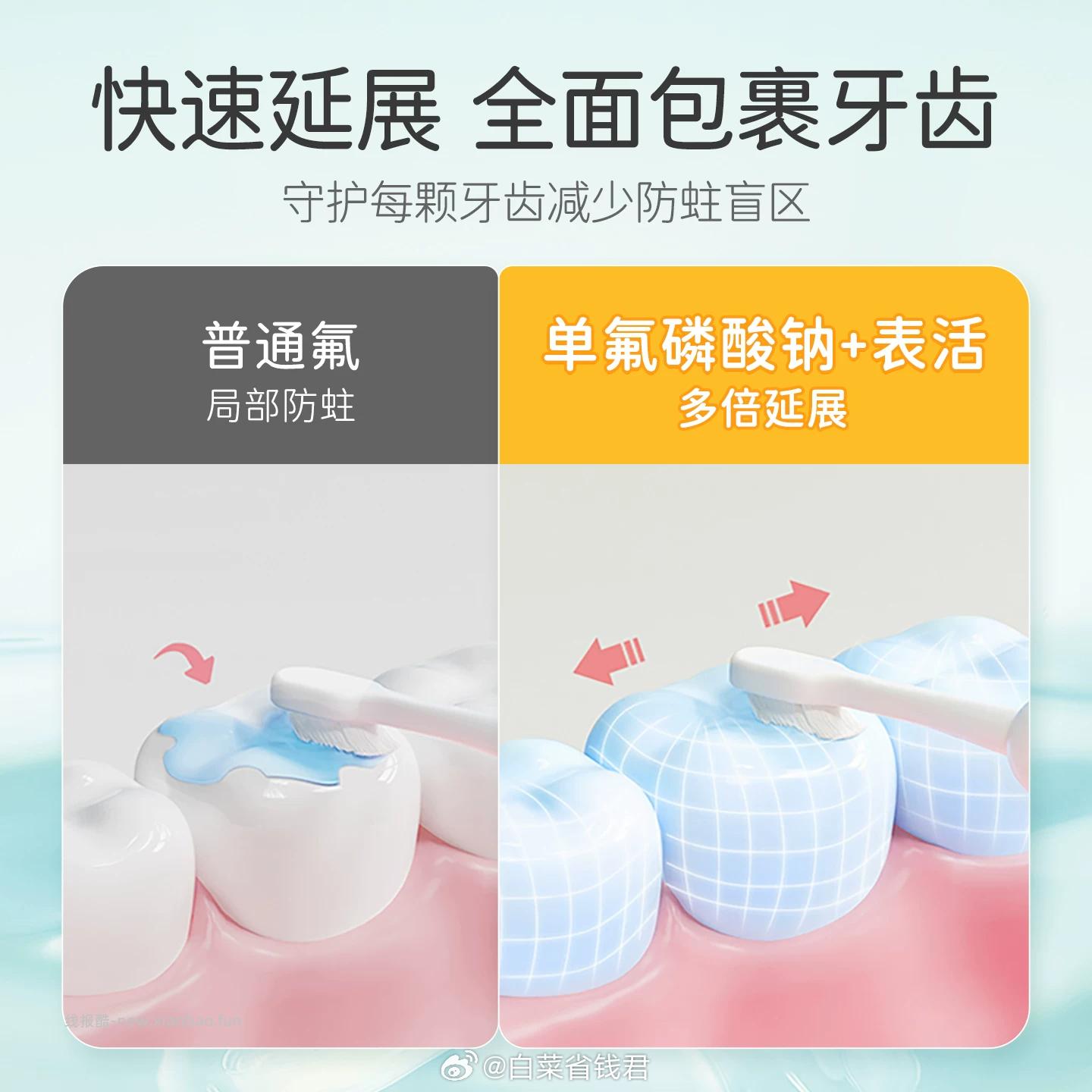 松达儿童牙膏50g*4支 17.9元 - 线报酷