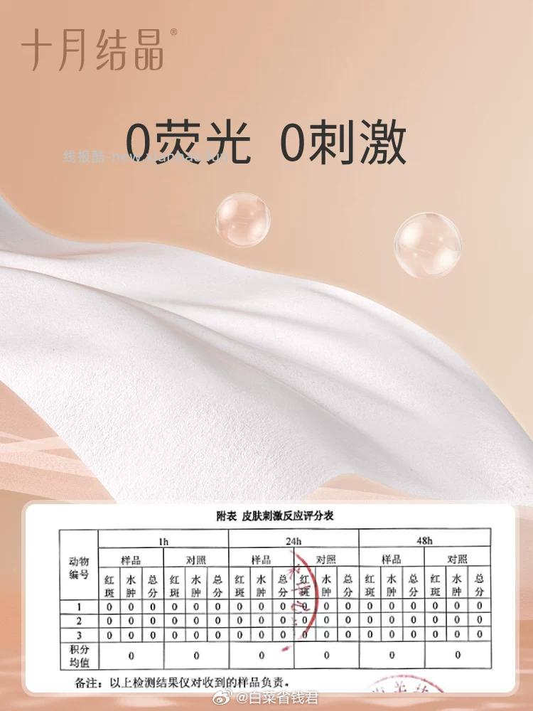 十月结晶孕产月子纸250g*4包 17.6元 - 线报酷