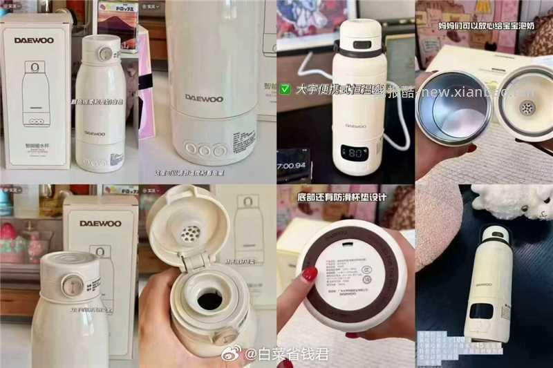 大宇便携恒温水壶500ml 240元 - 线报酷