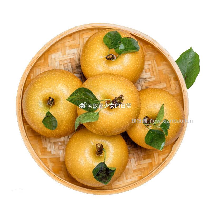 1⃣️青青大地 秋月梨山东莱阳正宗秋月冰糖梨 净重4斤 领5劵 到手14.8 - 线报酷