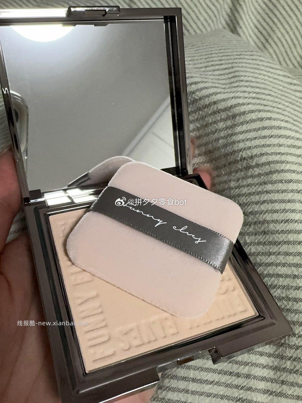 方里粉饼7g+粉扑+吸油纸+绒布袋 43元 - 线报酷