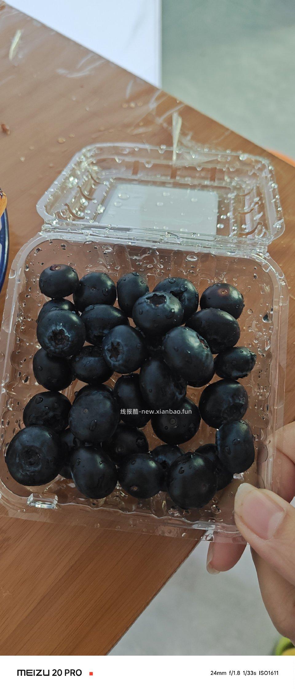 喜欢吃纯甜的蓝莓买这家一点酸味都无巨甜 - 线报酷