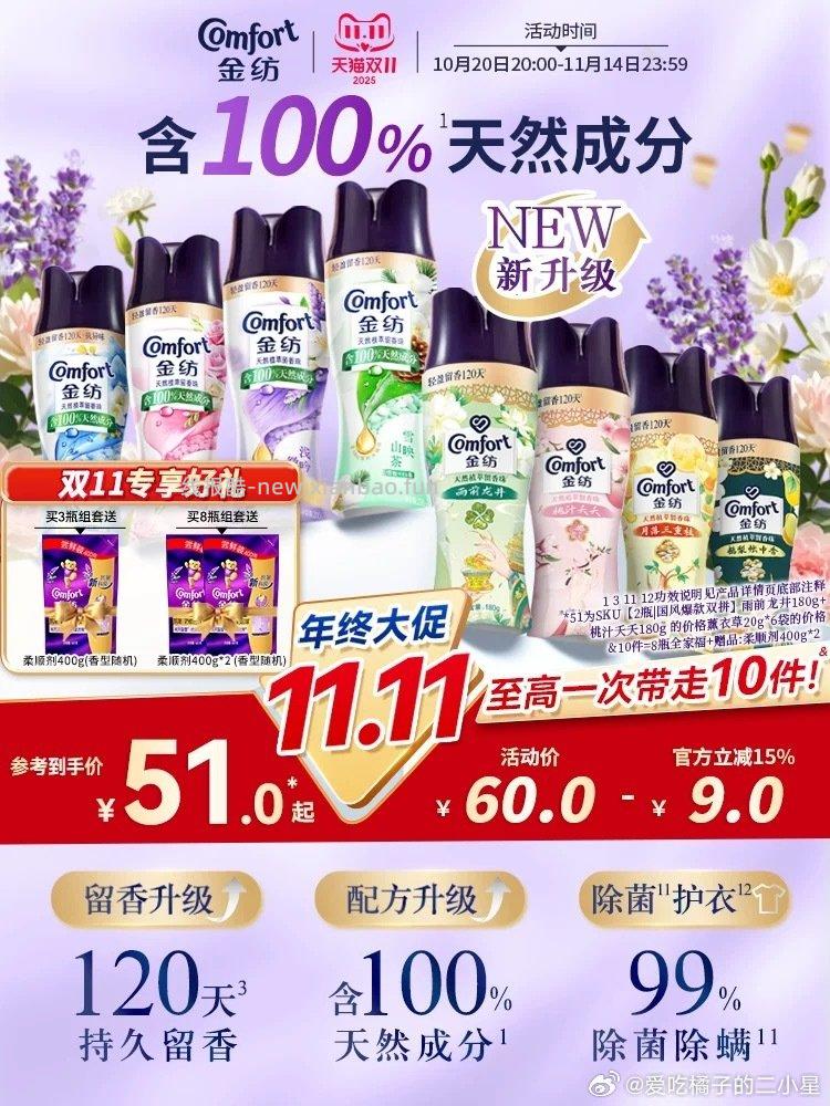 下雨需要点留香珠菜鸟30-8jxjs-107到手12块2瓶留香珠 - 线报酷