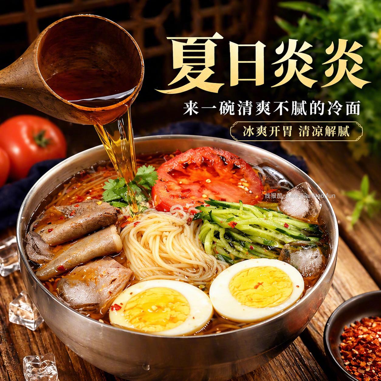 东北大妈朝鲜冷面330g*5袋 17元 - 线报酷
