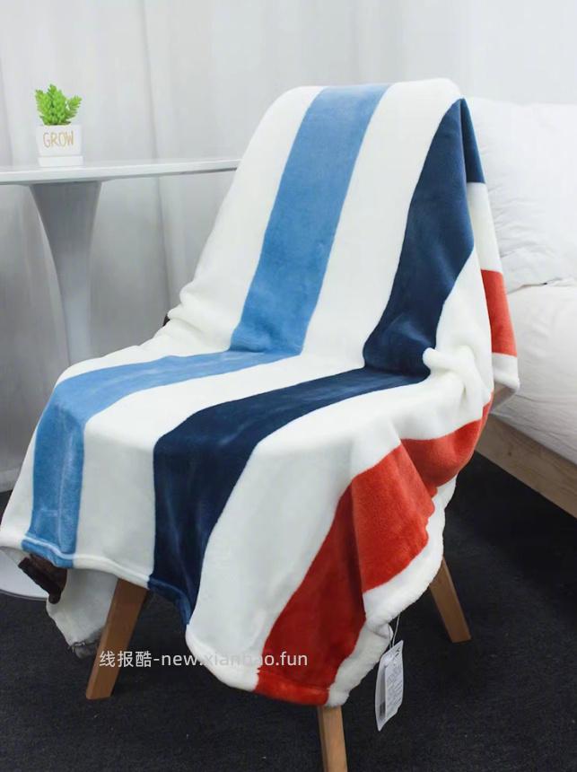 玉沙空调毯午睡毯小毛毯2条70cm*100cm 7.9元 - 线报酷