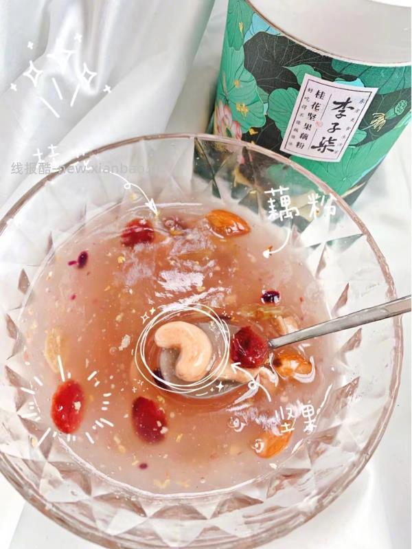 李子柒桂花坚果藕粉258g*2罐 42.8元 - 线报酷