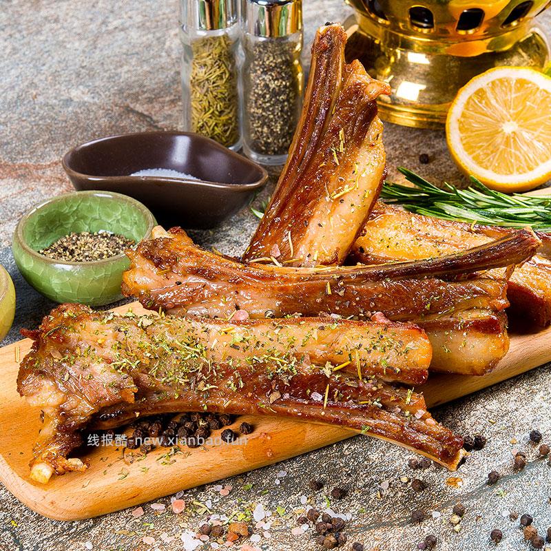 大庄园草地羊内蒙原切带骨羔羊排2.4斤 89元 - 线报酷