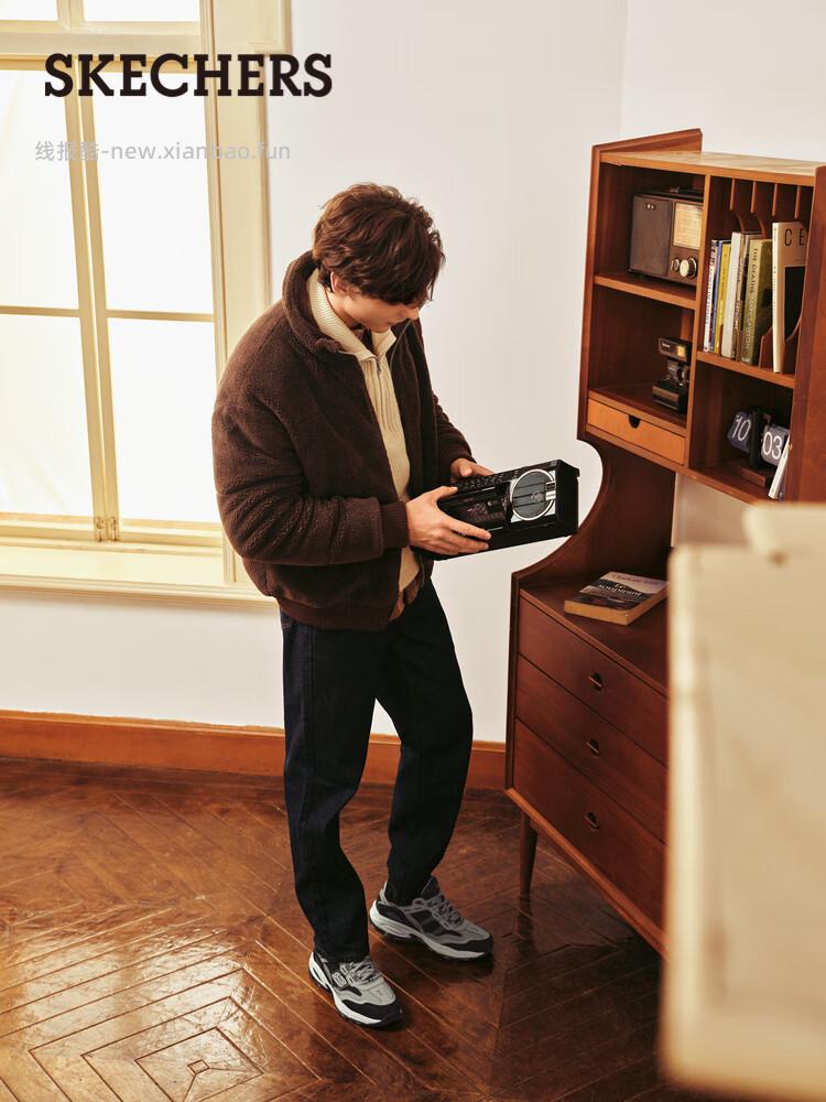 斯凯奇男士厚底老爹鞋 189元 - 线报酷