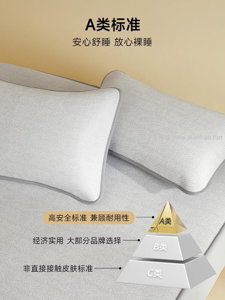 铭都A类母婴冰丝凉席150*200cm 129.6元 - 线报酷