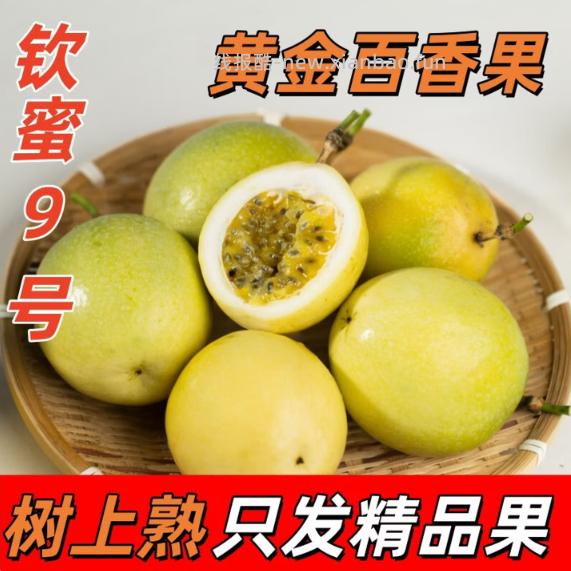 8.90 京喜.海南钦蜜9号黄金百香果20粒 单果30g+ 非plus会员也包邮 - 线报酷