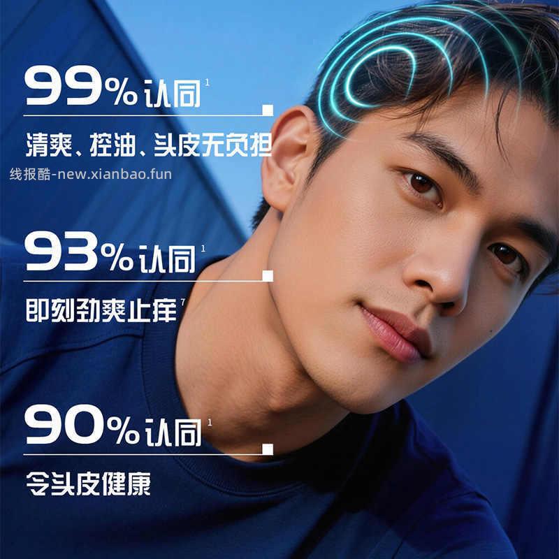 清扬男士洗发水500g 24.61元 - 线报酷